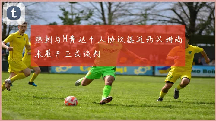 热刺与M费达个人协议接近西汉姆尚未展开正式谈判